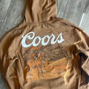 Coors Brown Hoodie for Men